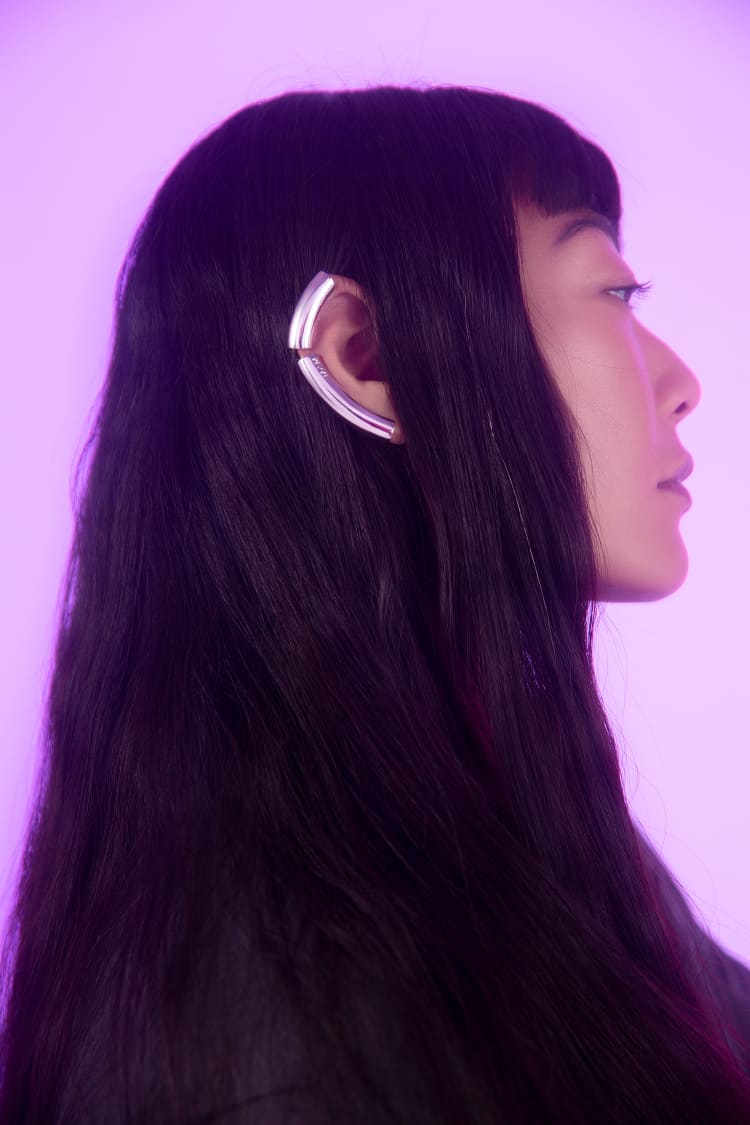 Boucle d’oreille ear climber intégrale en argent