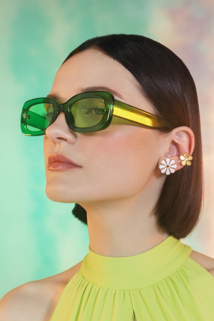 Ensemble boucle d’oreille et ear cuff Marguerite