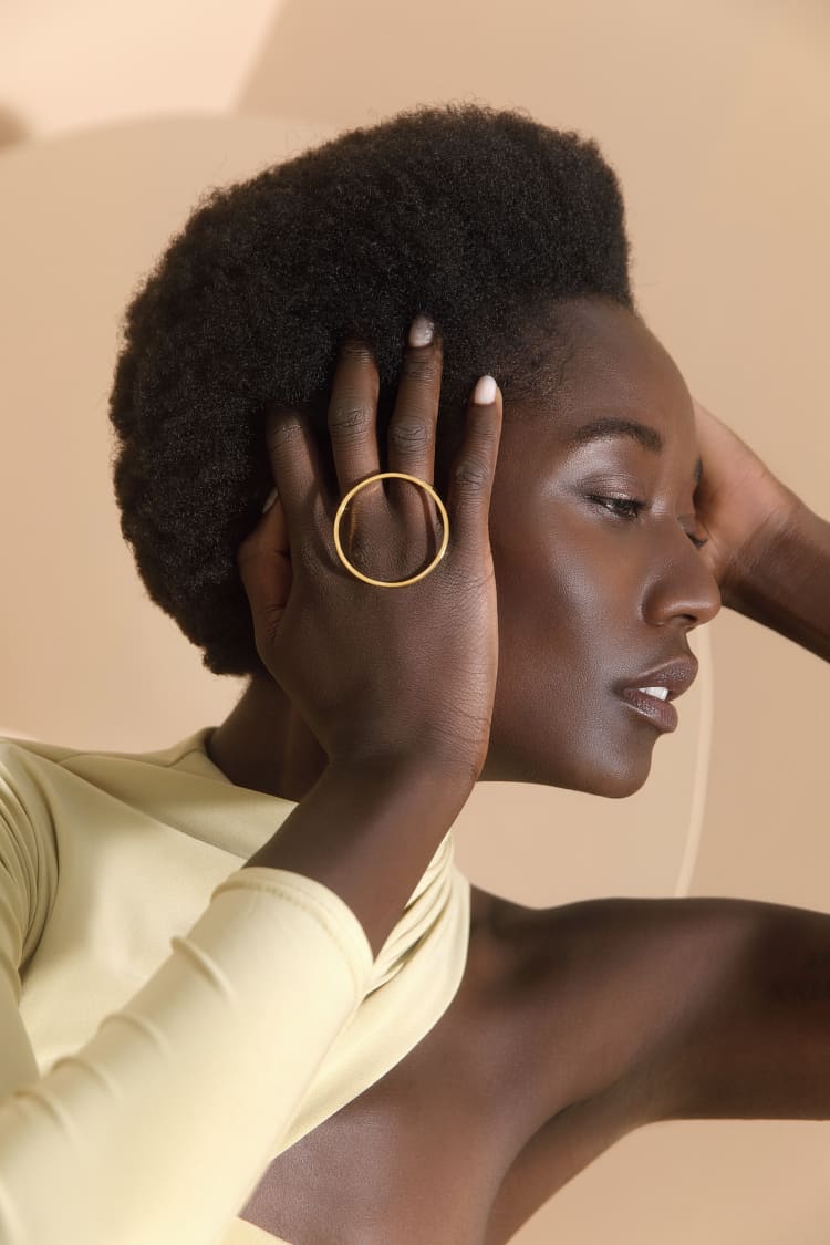 Bague ronde en or