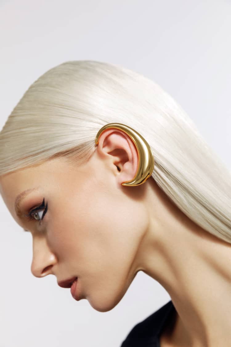 Boucle d’oreille intégrale en or