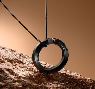 MAM | CUPRA Bague technique en ruthénium avec des détails en cuivre