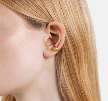 earcuff gonflé à capuche en or