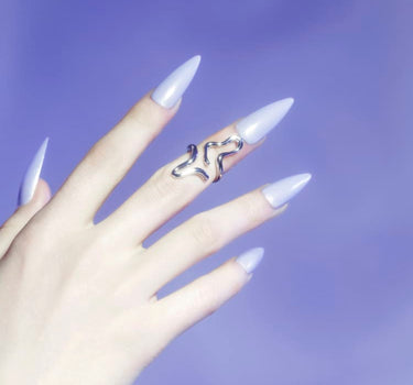 Bague midi Liquid en argent