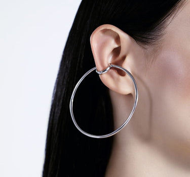 Grande ear cuff d’oreille en argent