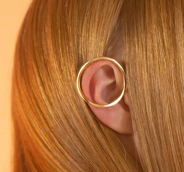 Ear cuff circulaire en or