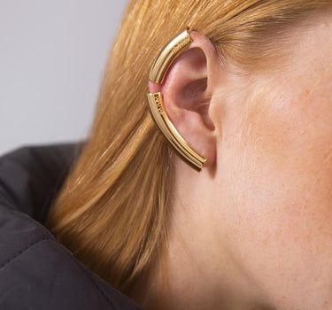 Boucle d’oreille ear climber intégrale en or