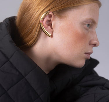 Boucle d’oreille ear climber intégrale en or