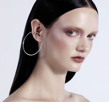 Grande ear cuff d’oreille en argent