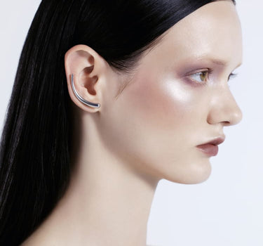 Grimpant d’oreille en argent goutte d’eau