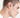 earcuff organique en forme de c en argent