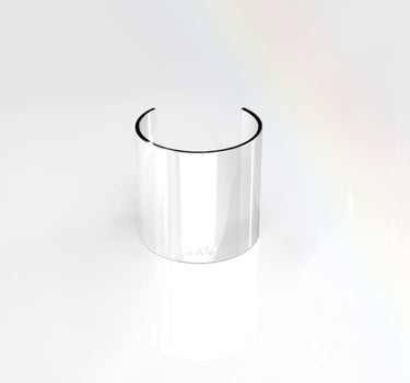 Petite ear cuff pour queue de cheval en argent