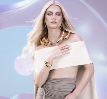 Collier Gouttes Grand - Or