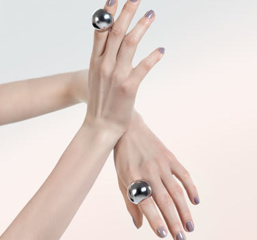 Bague dôme en argent