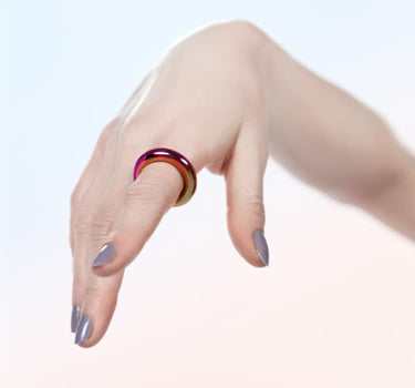 Bague simple holographique