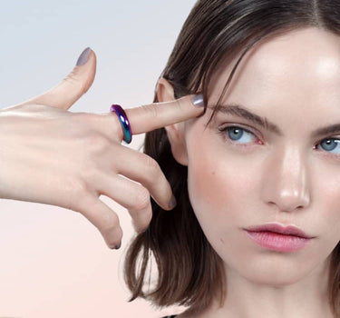 Bague simple holographique
