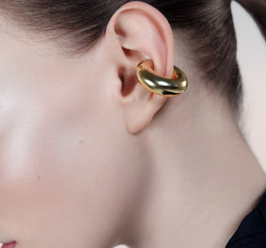 Ear cuff épais en or