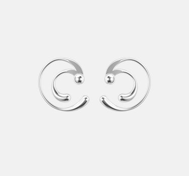 Boucles d’oreilles Goutte Spirale - Argent
