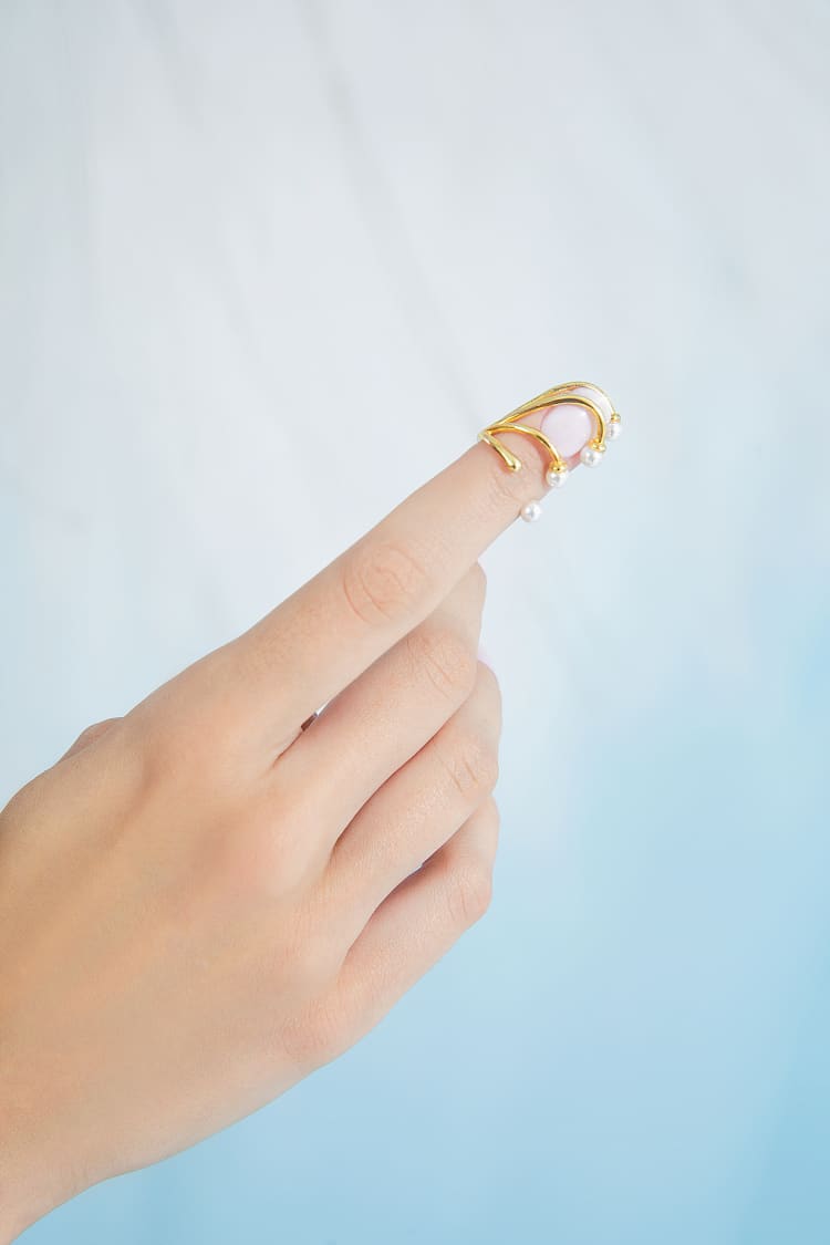 Bague d’ongle Mini Perles
