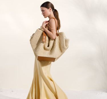 Sac cabas en raphia