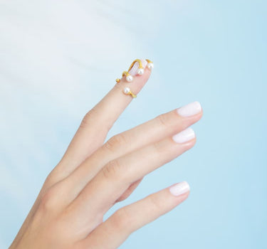 Bague d’ongle Mini Perles