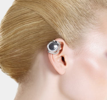 Ear cuff à boule Casa Batlló en argent