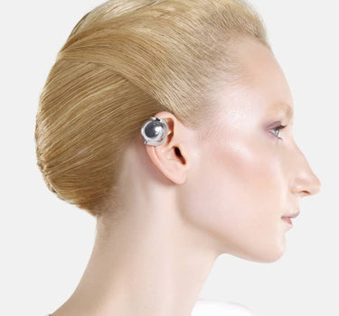 Ear cuff à boule Casa Batlló en argent