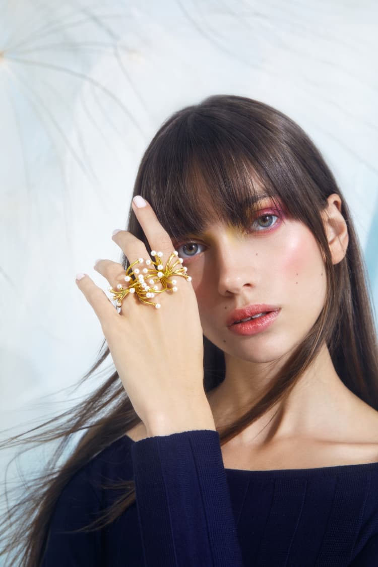 Bijou de main mini perles