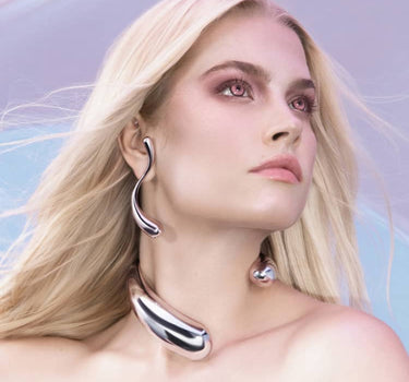Collier Gouttes Asymétrique - Argent