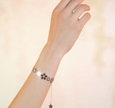 Bracelet Fleur en Argent