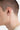 Ear cuff bombé doré en forme de capuche