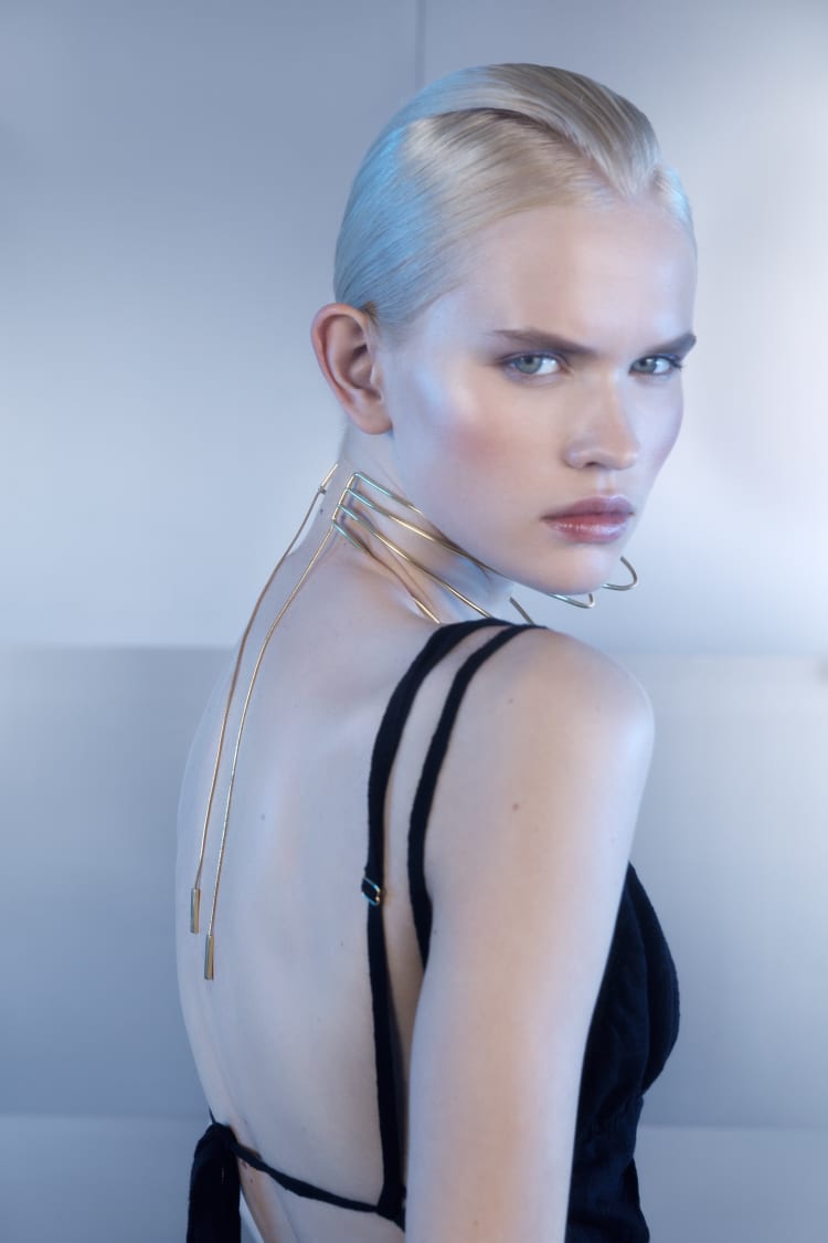 Collier ras de cou en or