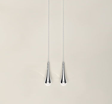 Boucles d’oreilles pendantes en argent avec perle