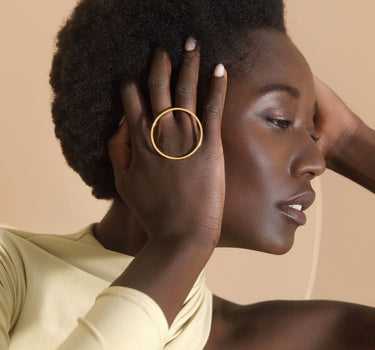 Bague ronde en or