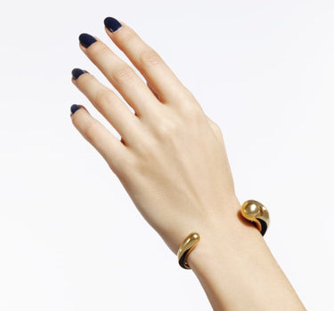 Bracelet jonc torque en or
