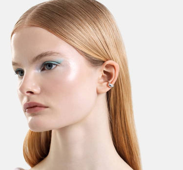 earcuff gonflé à capuche en argent