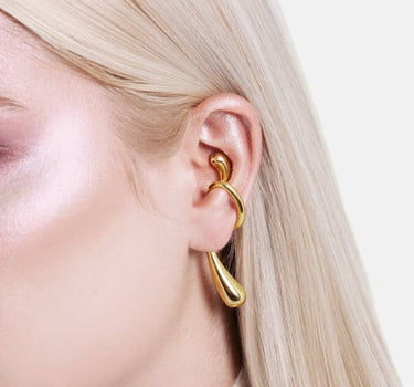 Ear cuff d’oreille Goutte Enroulée - Or