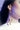 Boucle d’oreille pendante en or liquide