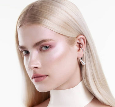 Ear cuff d’oreille Goutte Enroulée - Argent
