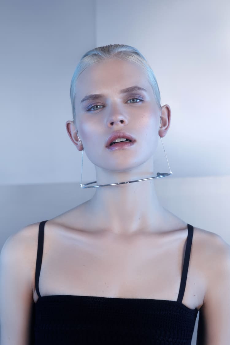 Collier unique en argent