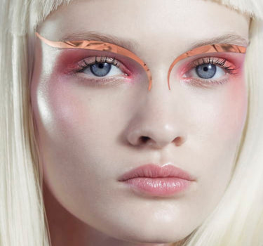 MAM | CUPRA Joaillerie pour le visage en alliage d'or pour les yeux