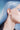 Boucle d’oreille pointe en argent