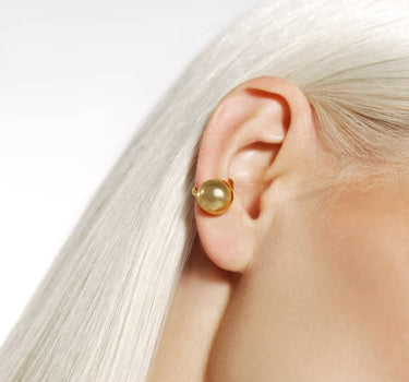 Ear cuff créole boule en or