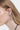 Ear cuff XXL argenté aux formes liquides