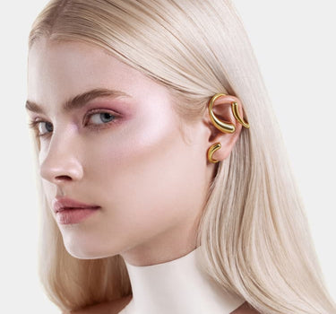 Ear cuff d’oreille complète Gouttes - Or