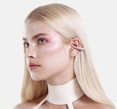 Ear cuff d’oreille Deux Gouttes - Argent