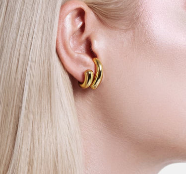 Boucles d’oreilles Goutte Enroulée - Or