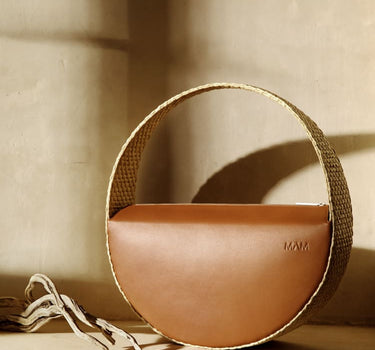 Sac rond grand en raphia