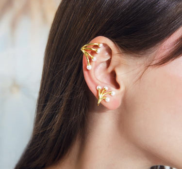Lot de mini ear cuffs d’oreille en perles