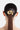 Hair cuff sculptural en or