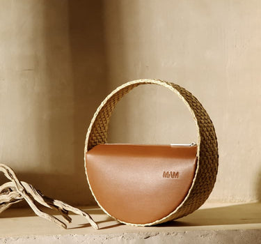 Sac rond petit en raphia